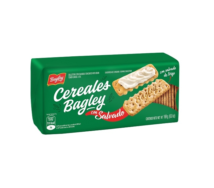 GALLETITAS SALVADO BAGLEY  ORIGINAL (VERDE)  169 gr